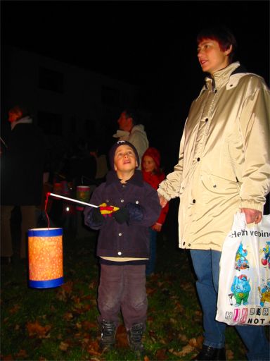 David mit der Laterne